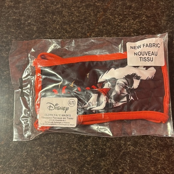 Disney Mulan Cloth Face Mask 2 Pack Set - Picture 4 of 5